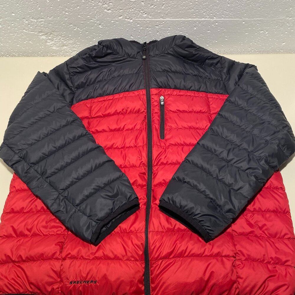 Skechers Men's Insulated Down Lightweight Jacket with Hood
